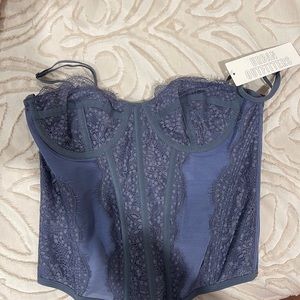 Out from under corset top